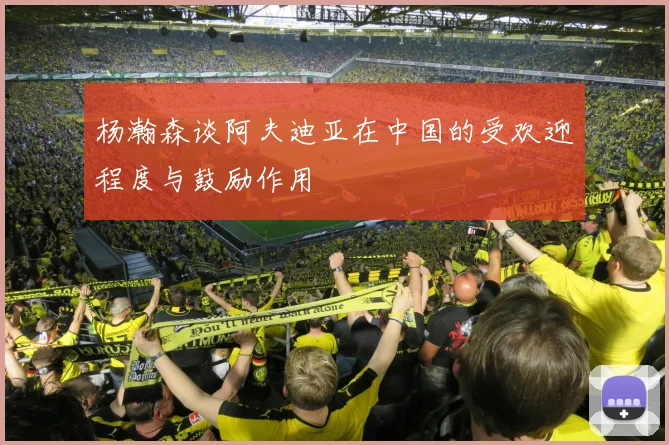 杨瀚森谈阿夫迪亚在中国的受欢迎程度与鼓励作用
